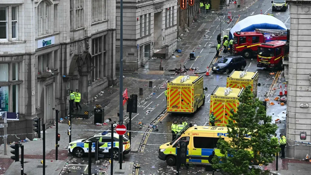 27 Injured in Liverpool Title Parade Car Ramming Incident; Police Rule Out Terrorism