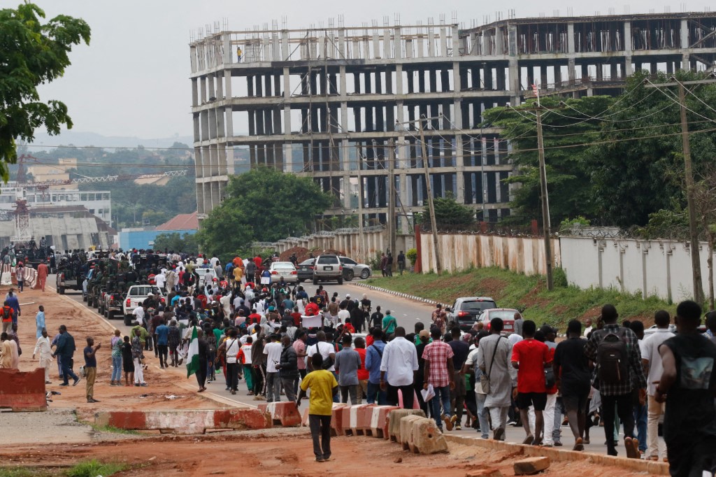 Protests in Nigeria (News Central TV)
