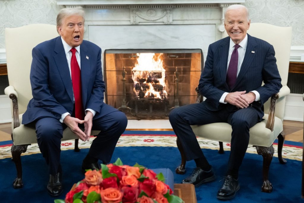 Biden Welcomes Trump to Oval Office as Transition Begins