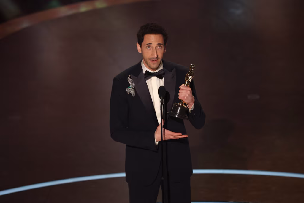 Adrien Brody Wins Best Actor Oscar for 'The Brutalist'
