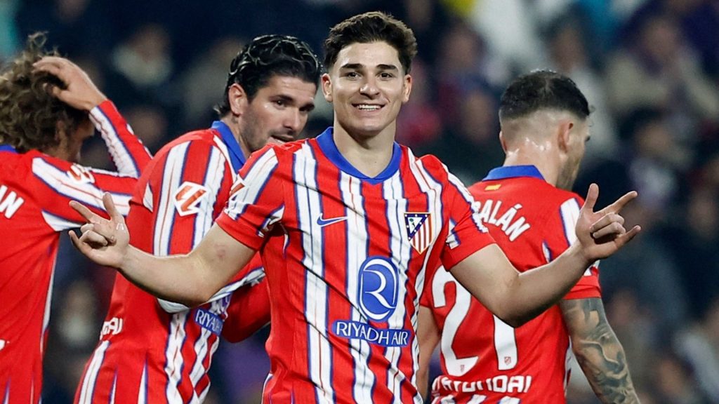 Alvarez Brace Fires Atletico Madrid to La Liga Summit