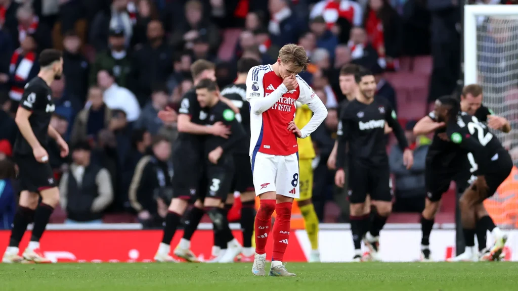 Angry Arteta Admits Arsenal No Longer in Title Control After Loss