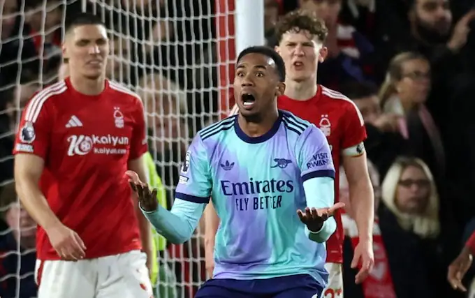Arsenal Held to Goalless Draw by Nottingham Forest.  