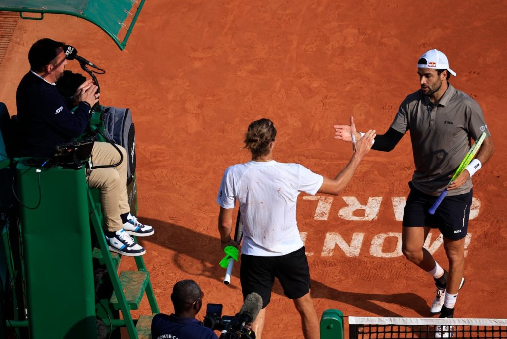 Berrettini Stuns Top Seed Zverev in Monte Carlo
