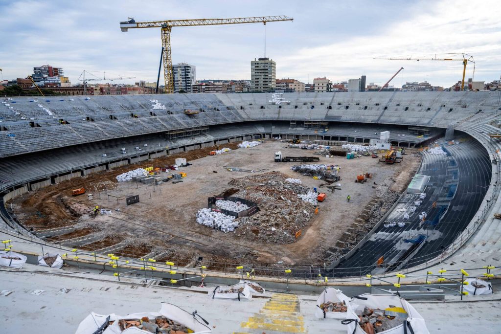 Barcelona’s Camp Nou Rebuild Delays Return to Home Stadium