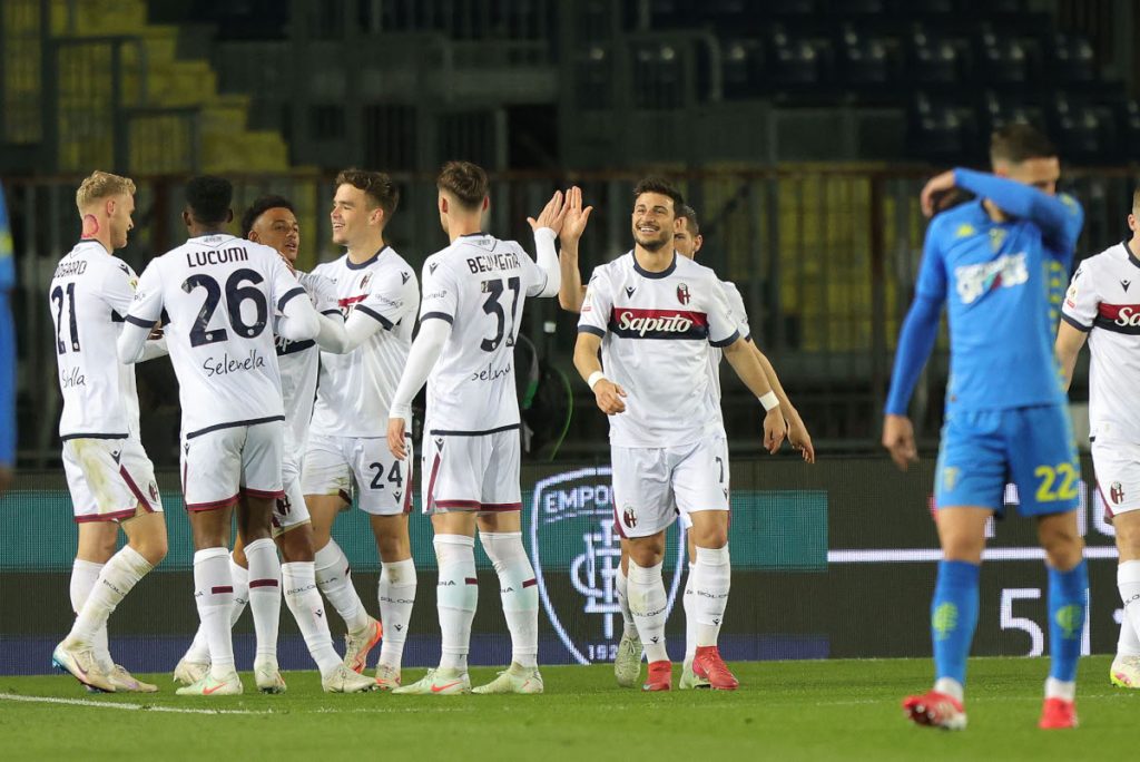 Bologna Dominate Empoli 3-0 to Take Giant Step Toward Italian Cup Final
