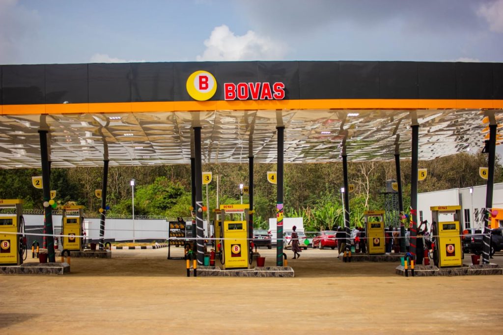 Bovas Petrol Station in Ibadan Gutted by Fire