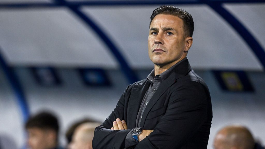 Cannavaro Dismissed as Dinamo Zagreb Coach After Three Months