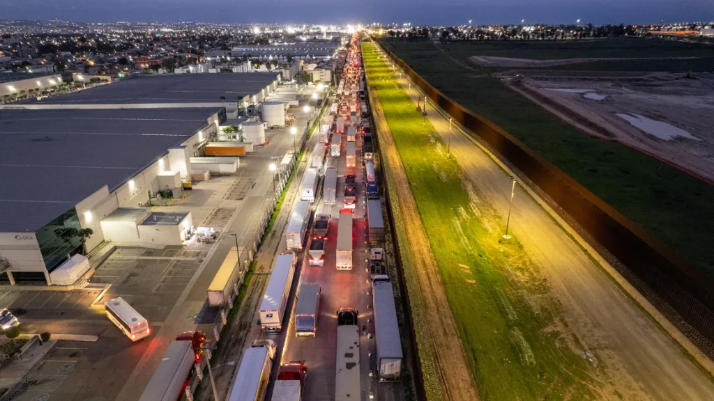 Liberation Day: Cargo trucks (News Central TV)