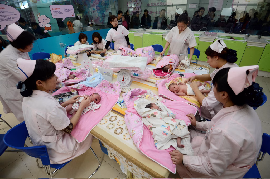 China Offers $500 per Child to Boost Birth Rate.