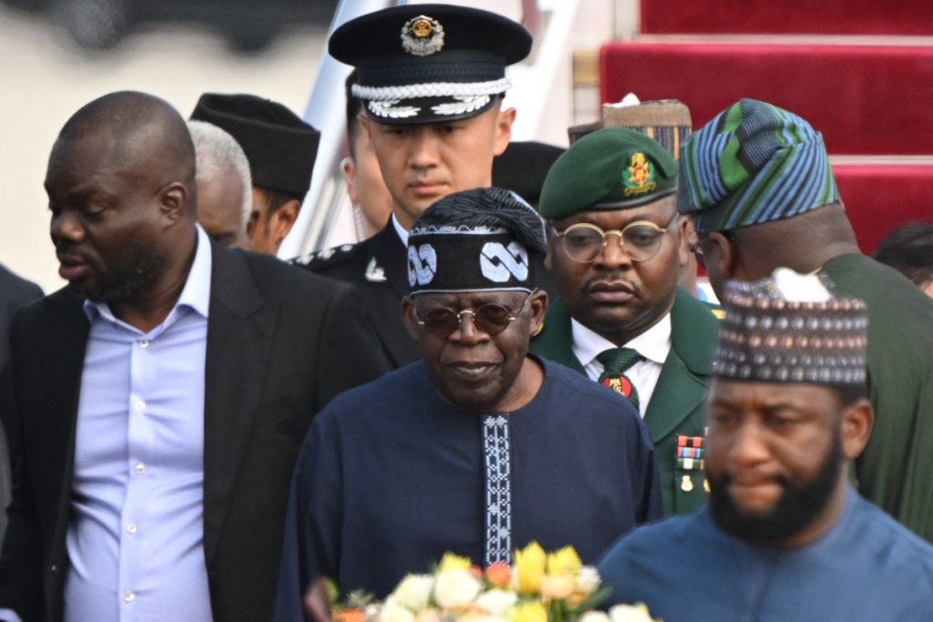 President Tinubu arrived China on Sunday
