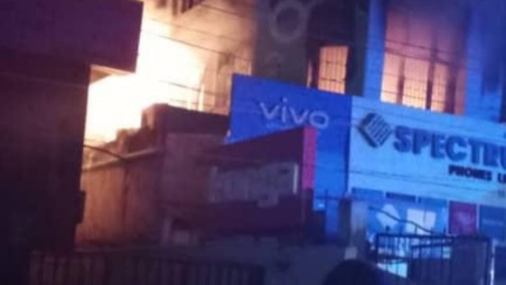 Computer Village Fire (News Central TV)