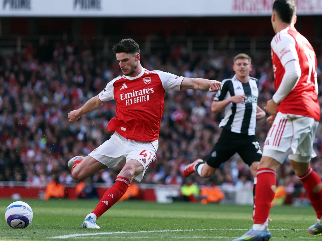 Declan Rice Screamer Seals Arsenal Win Over Newcastle