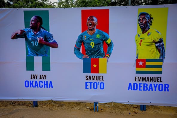Eto’o, Adebayor, Okocha Star in Landmark Somalia Exhibition