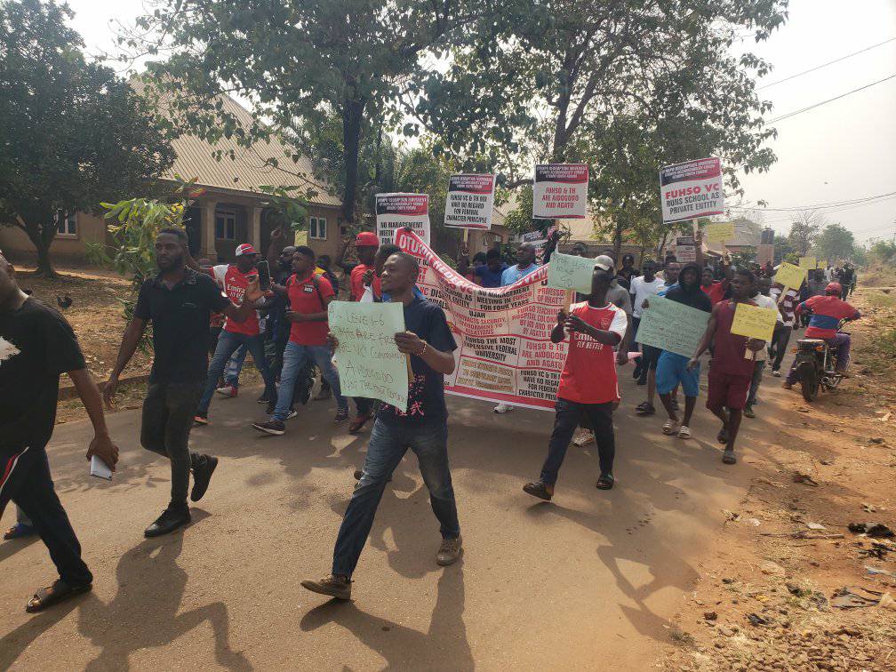 FUHSO Protest Otukpo (News Central TV)