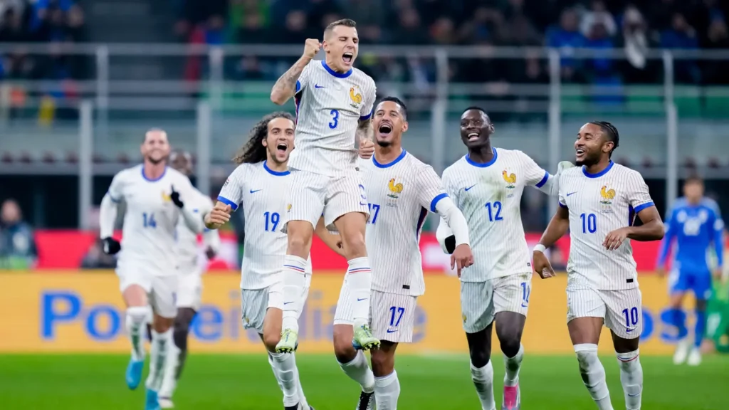 France Top Nations League Group After Rabiot Double Downs Italy