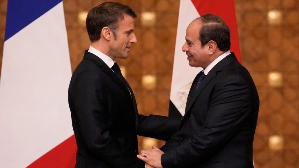 France's Macron, Egypt's Sisi Hold Talks on Gaza Crisis
