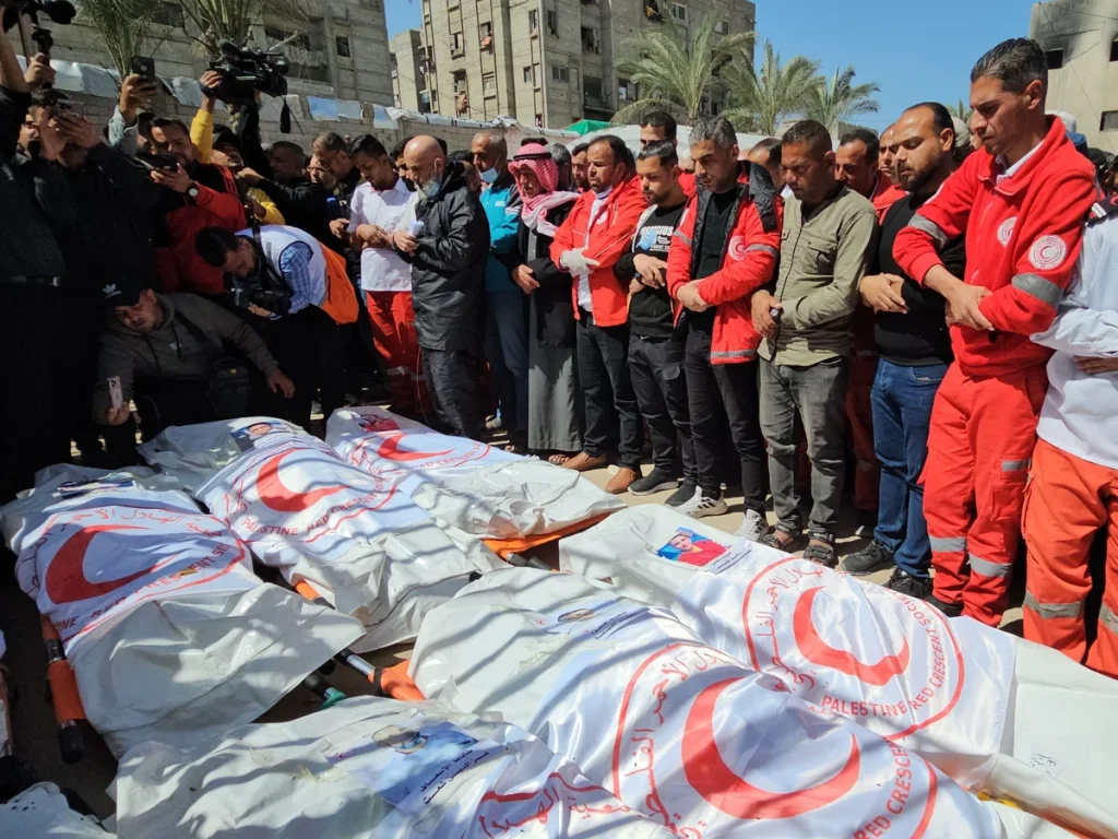 Gaza Medic Recounts Horror of Israeli Attack That Killed 15 Aid Workers