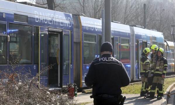 German Police Search for Man Who Set Woman on Fire on Tram