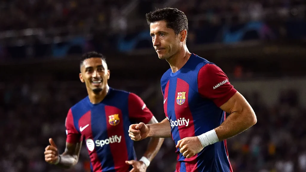 Barcelona Finish Season with Win at Athletic, Lewandowski Hits 100 Goals
