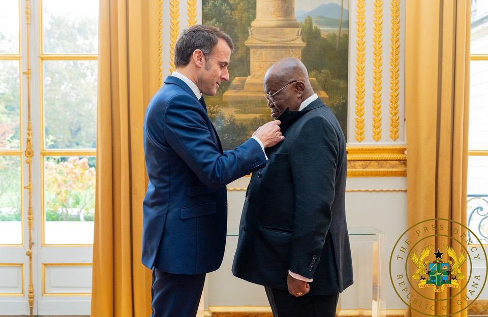 Ghanaian President Akufo-Addo Receives France's Prestigious Honour