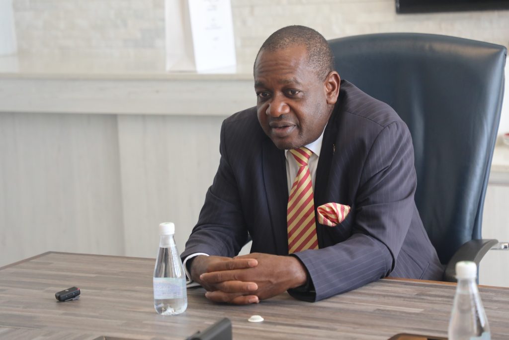 Namibia's Minister of International Relations and Cooperation, Hon. Dr. Peya Mushelenga (News Central TV)