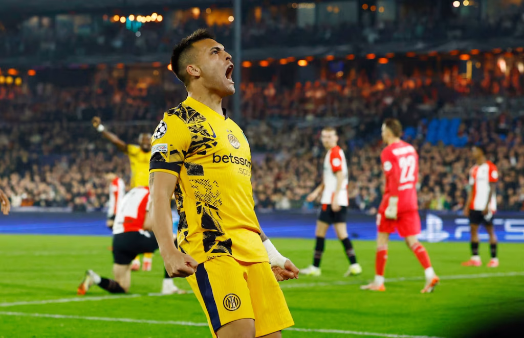 Inter Milan's Striking Duo Secure 2-0 Lead in Champions League First Leg