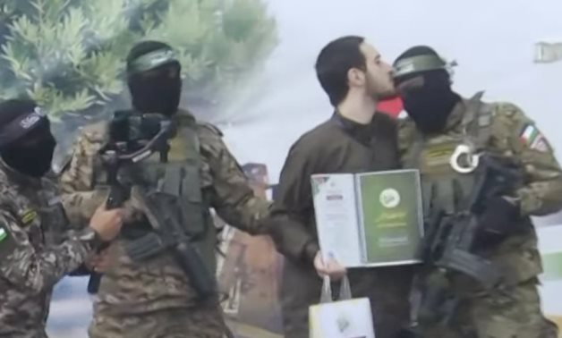 Israeli Hostage Kisses Hamas Fighters During Release