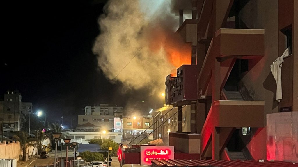 Israeli Strike on Gaza Hospital Leaves Five Dead