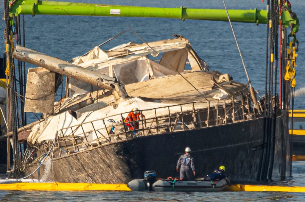 Italy Recovers Superyacht That Sank off Sicily, Killing Seven