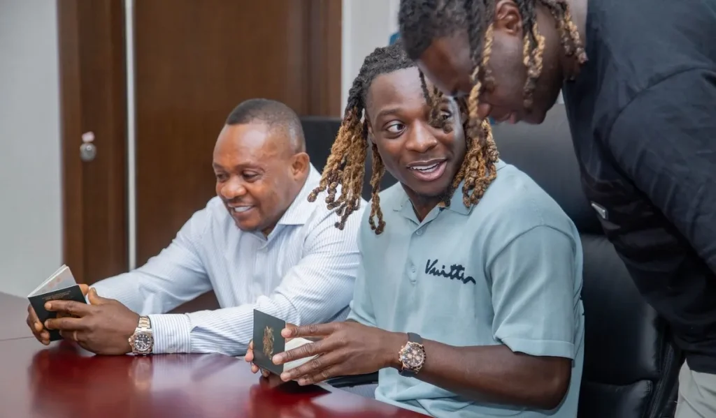 Doku Receives Ghanaian Passport