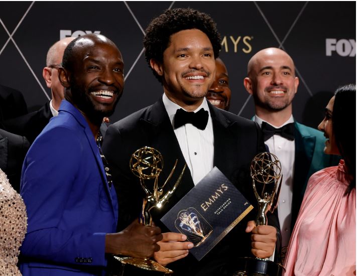 Joseph Opio and Trevor Noah (News Central TV)