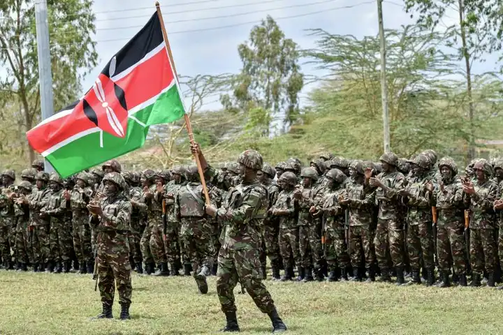 Kenya Forces are on a peacekeeping mission in the DRC