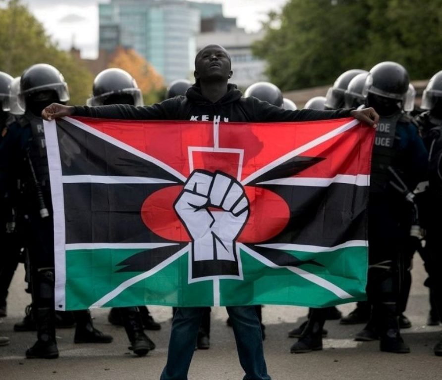 Kenyan Protesters (News Central TV )