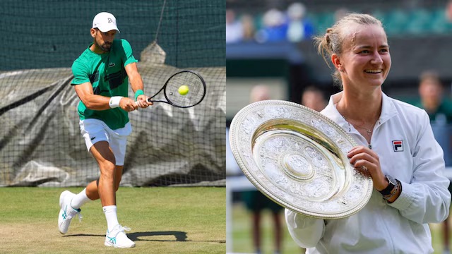 Krejcikova, Djokovic Eye Progress Despite Early Wimbledon Shocks