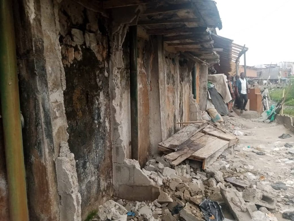 Lagos Clears Structures on Alaba International Drainage to Prevent Flooding