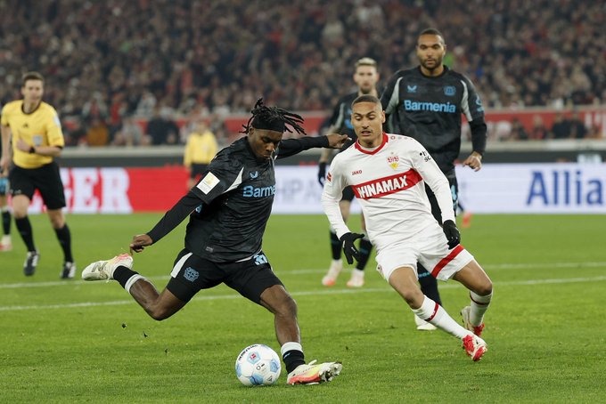 Leverkusen Stun Stuttgart With Late Schick Winner To Close Gap On Bayern