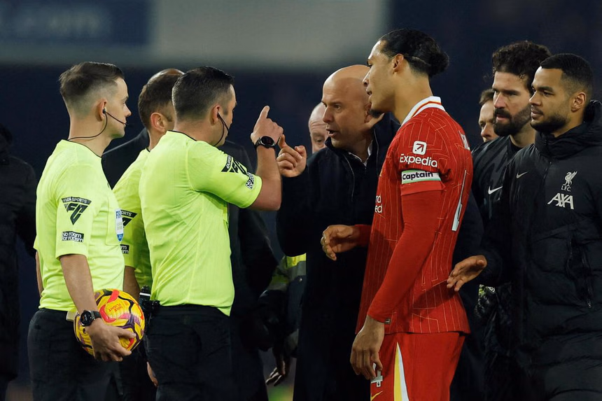 Liverpool Boss Slot Accused of Expletive-Laden Rant at Referee
