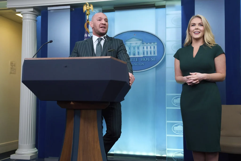 MMA Star McGregor Blasts Illegal Immigration During White House Visit with Trump