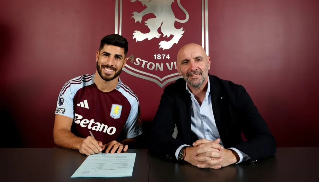 Marco Asensio Joins Aston Villa on Loan from PSG