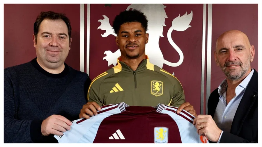 Aston Villa Complete Signing of Marcus Rashford on Loan