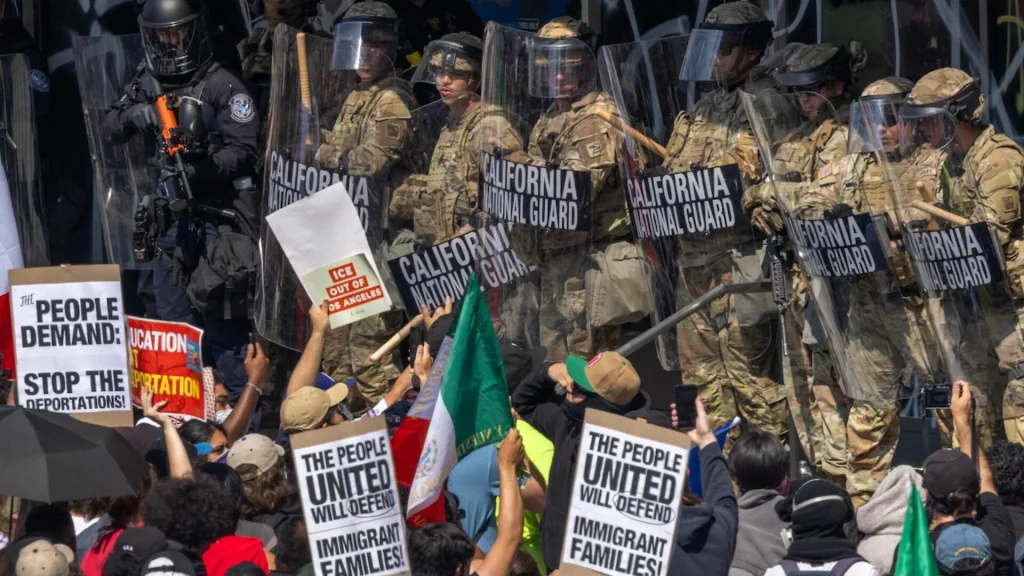 Armed Marines Deployed in LA, with Anti-Trump Protests Escalating