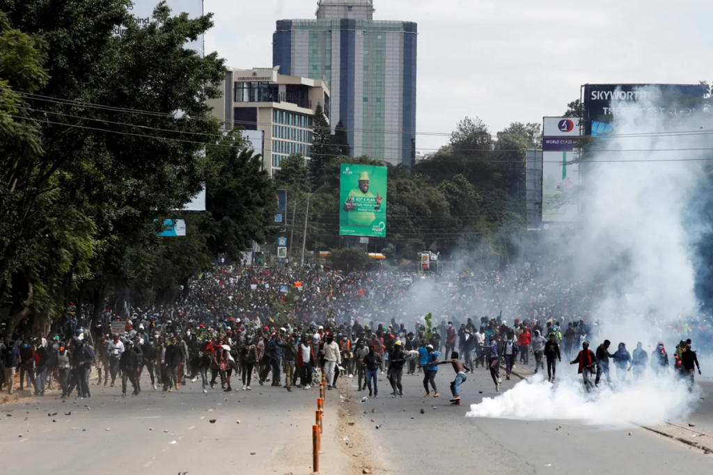 Mwangi Held Over Kenya Protest Violence