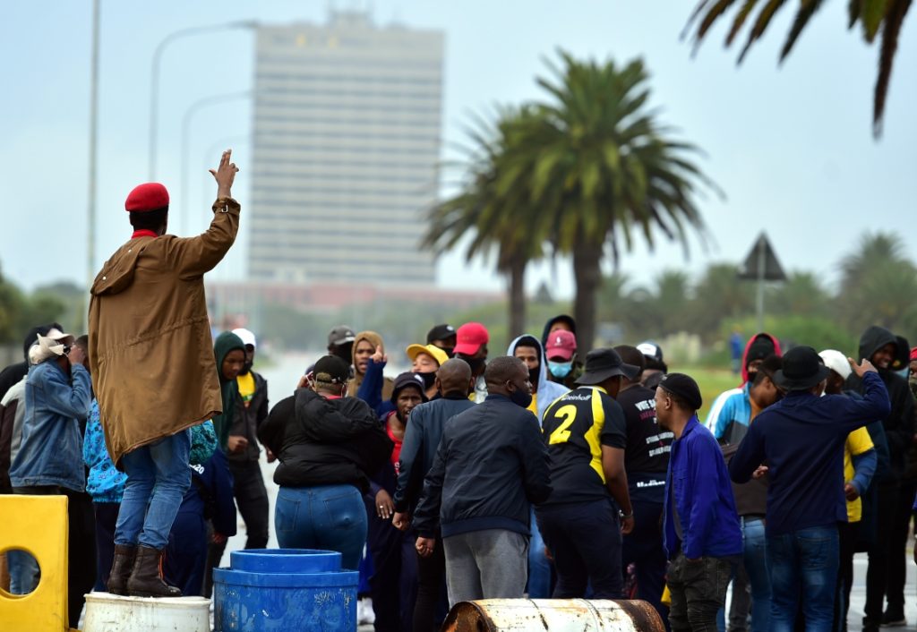 NSFAS Protest South Africa (News Central TV)