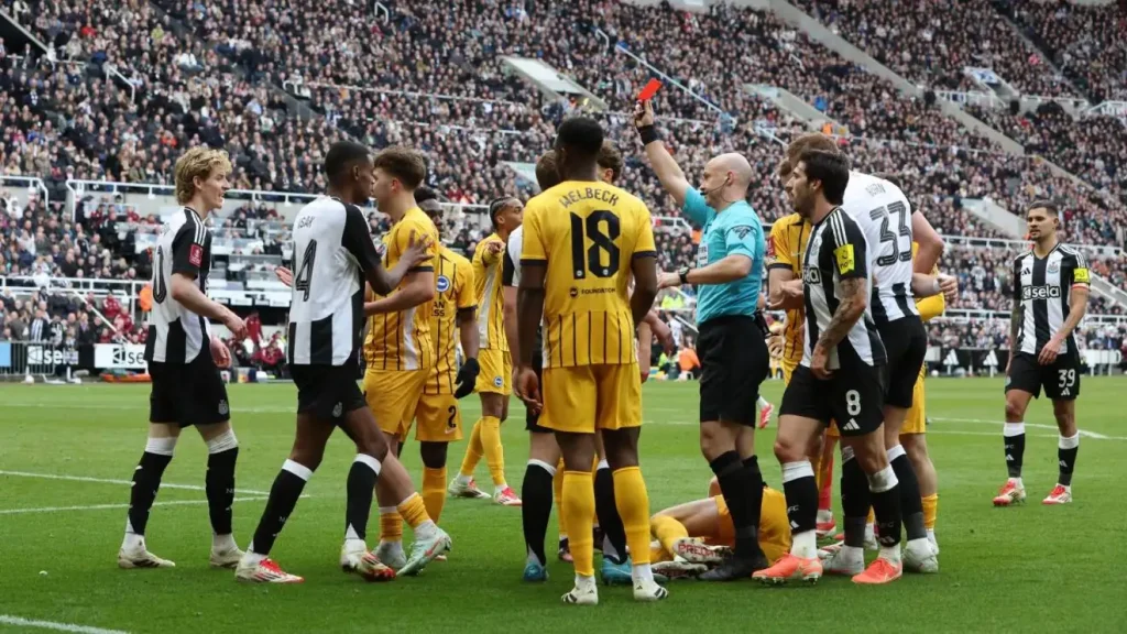 Newcastle Weigh Appeal Against Gordon’s Red Card in FA Cup Defeat