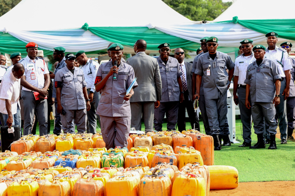 Nigeria Customs Declares War on Smugglers, Intercepts 28,300 Litres of PMS