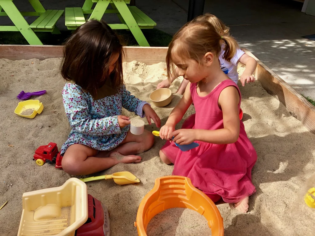 nine nursery children