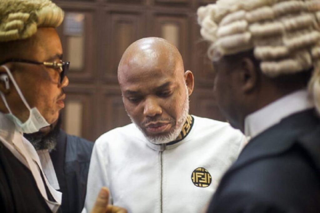 Nnamdi Kanu to Represent Himself in Court, Trial Resumes in Abuja