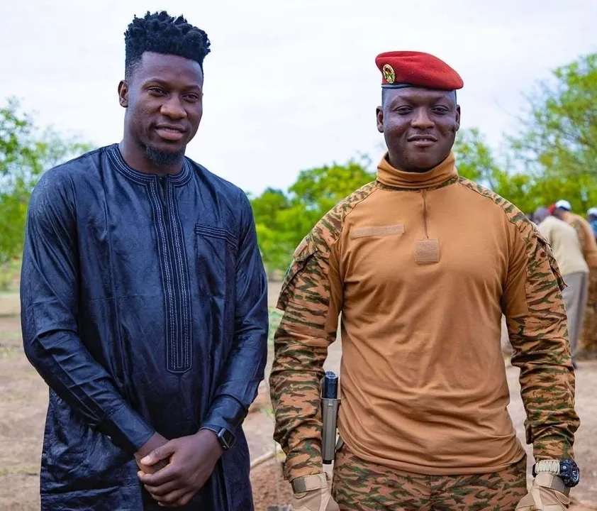 Traoré Gives Onana Warm Welcome in Burkina Faso