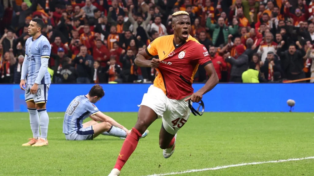 Osimhen Shines as Galatasaray Beat Spurs 3-2 to Lead Europa League Group